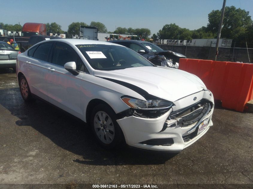 2013 FORD FUSION S - 3FA6P0G71DR105635