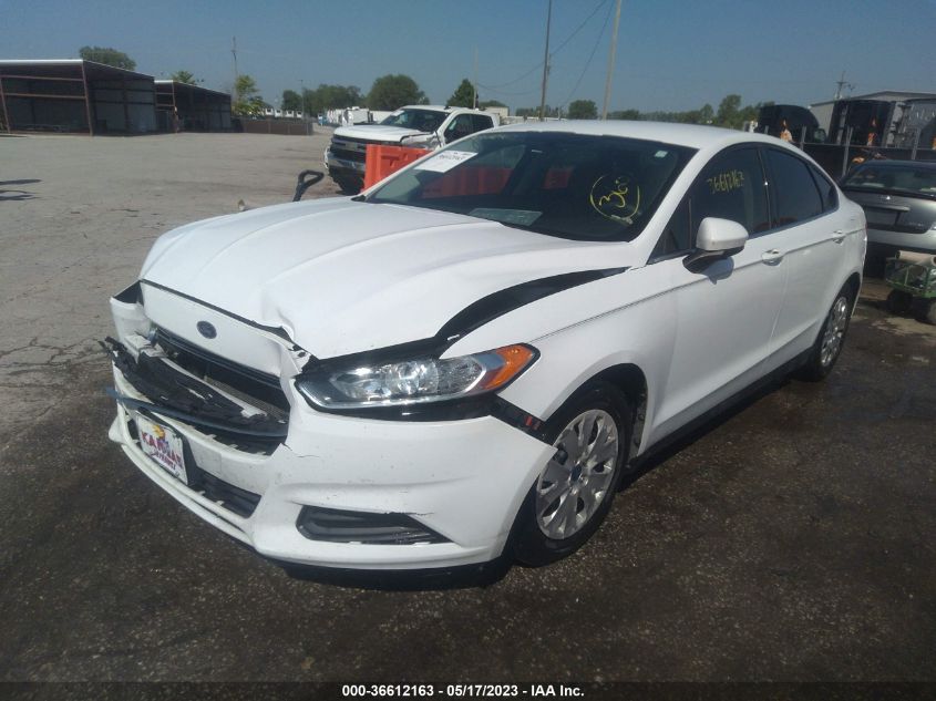 2013 FORD FUSION S - 3FA6P0G71DR105635