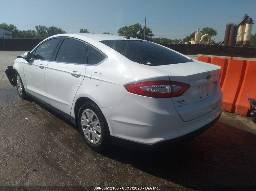 2013 FORD FUSION S - 3FA6P0G71DR105635