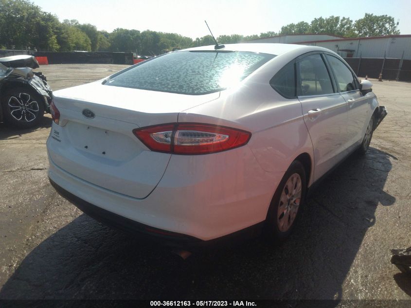 2013 FORD FUSION S - 3FA6P0G71DR105635