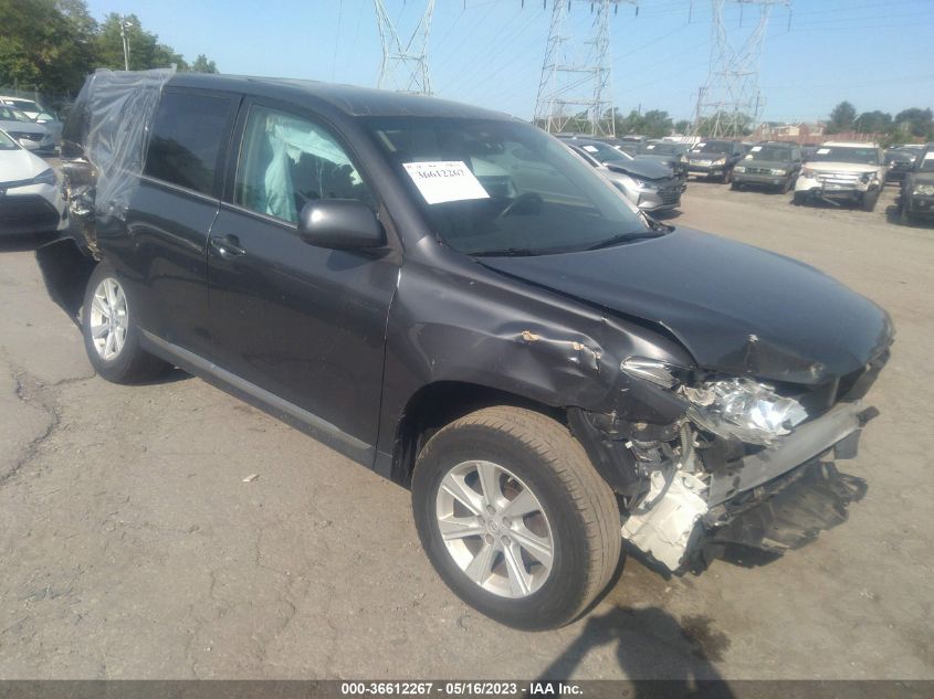 2013 TOYOTA HIGHLANDER - 5TDZA3EH7DS041216