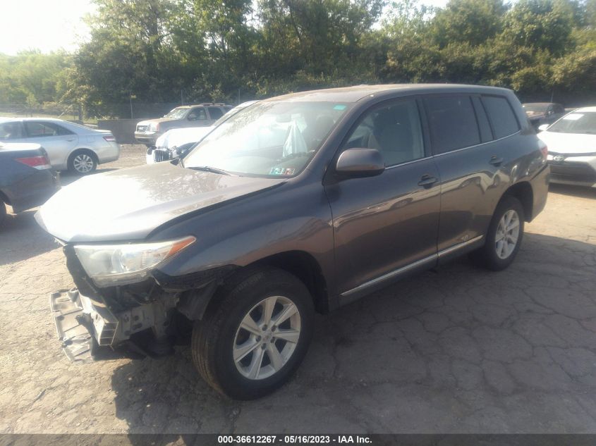 2013 TOYOTA HIGHLANDER - 5TDZA3EH7DS041216