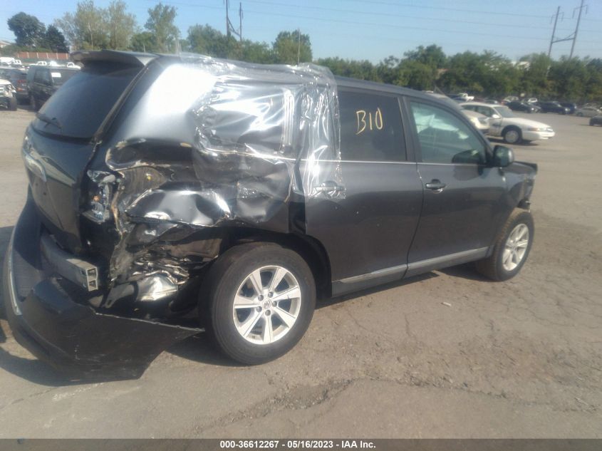 2013 TOYOTA HIGHLANDER - 5TDZA3EH7DS041216