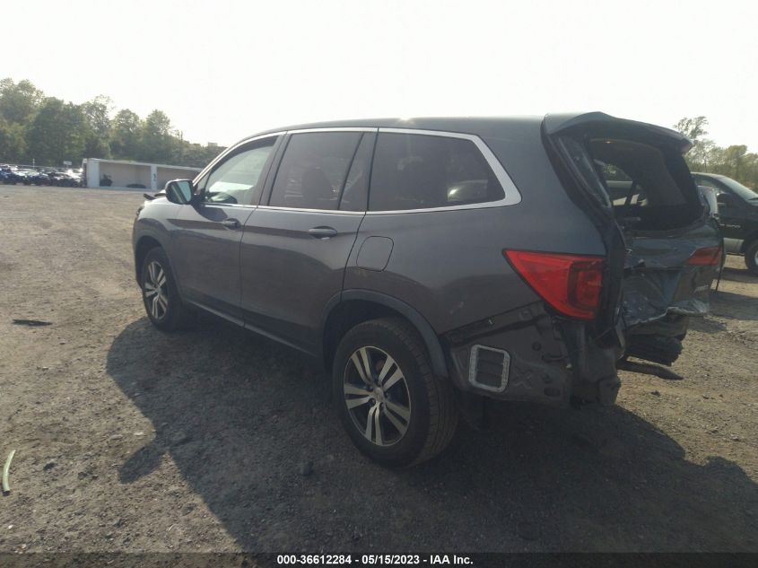 2017 HONDA PILOT EX-L - 5FNYF6H64HB027597