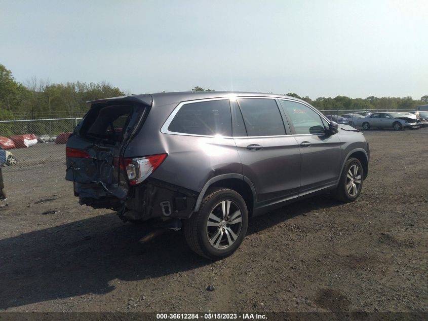 2017 HONDA PILOT EX-L - 5FNYF6H64HB027597