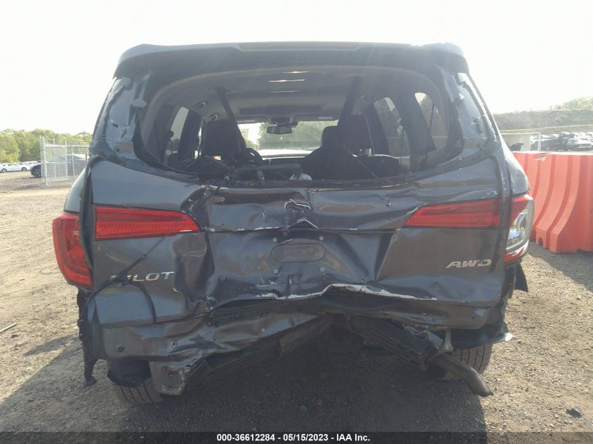 2017 HONDA PILOT EX-L - 5FNYF6H64HB027597