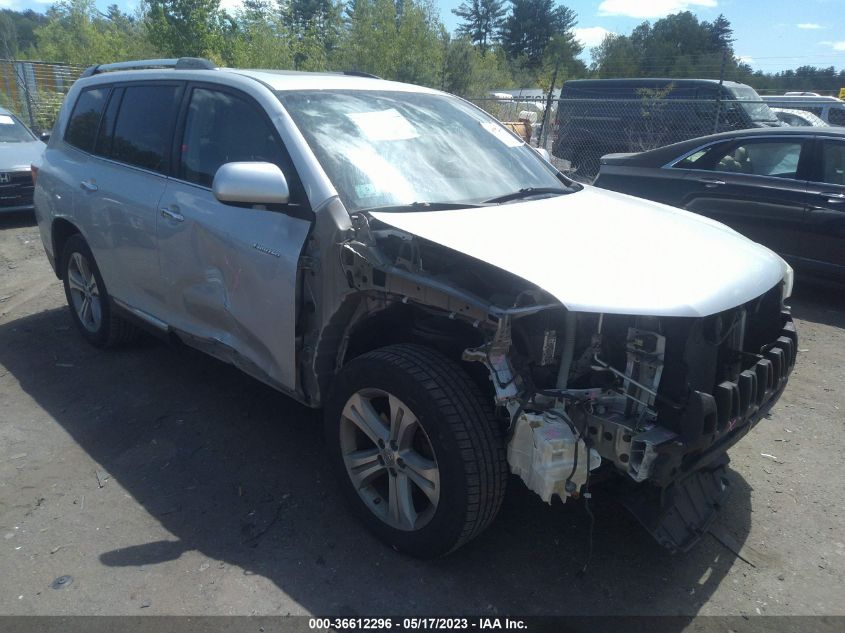 2013 TOYOTA HIGHLANDER LIMITED - 5TDDK3EH7DS206642