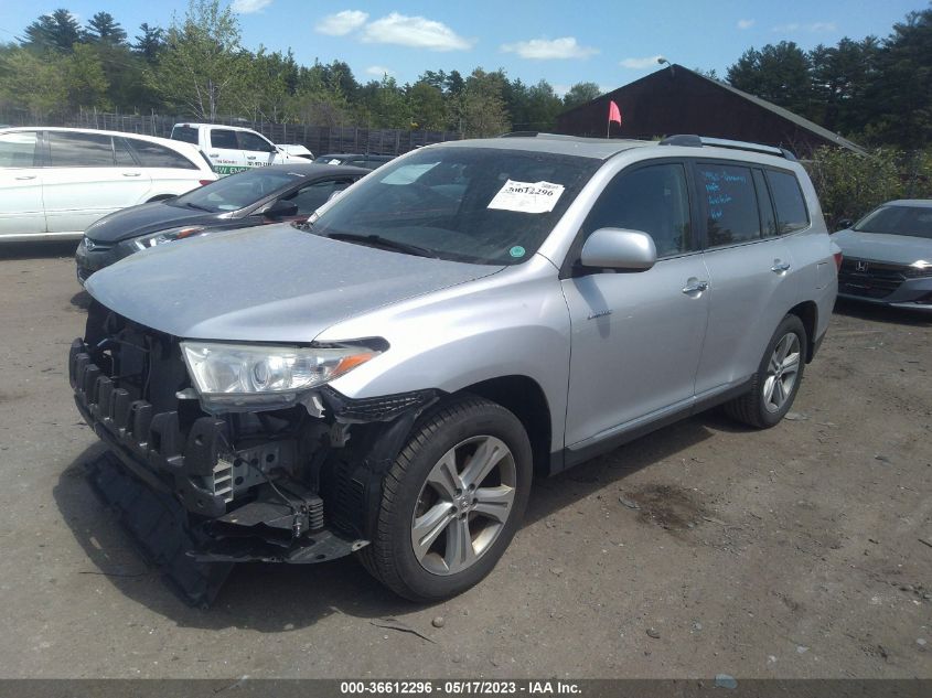 2013 TOYOTA HIGHLANDER LIMITED - 5TDDK3EH7DS206642