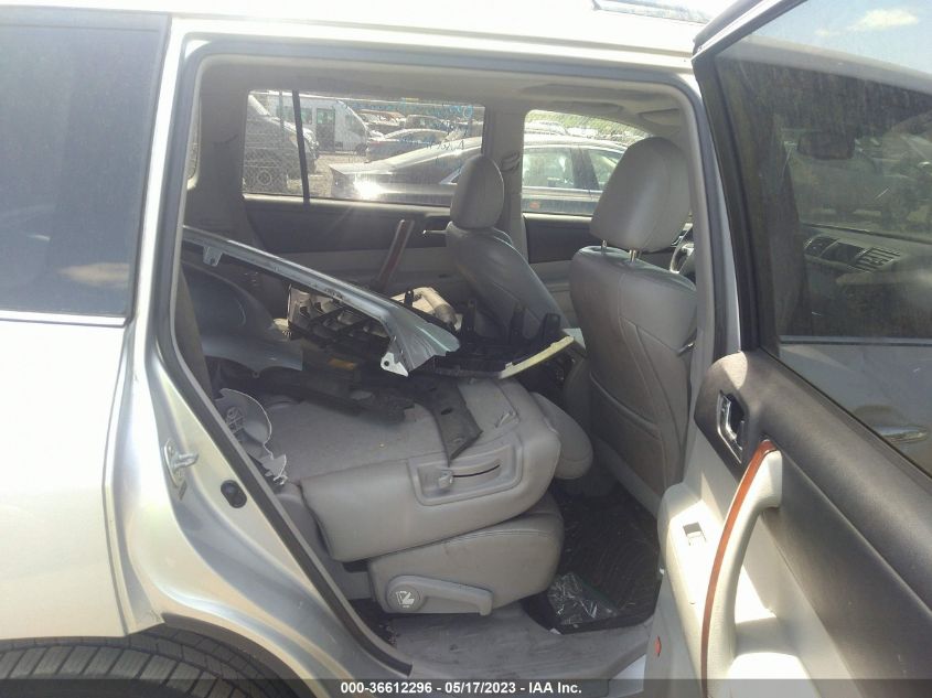 2013 TOYOTA HIGHLANDER LIMITED - 5TDDK3EH7DS206642