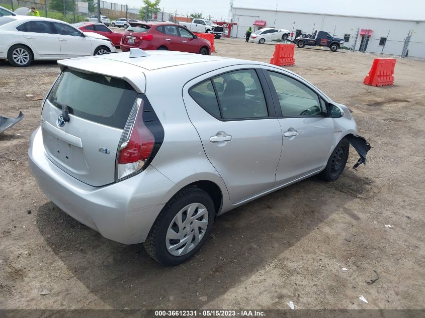 2015 TOYOTA PRIUS C ONE/TWO/THREE/FOUR - JTDKDTB32F1093712