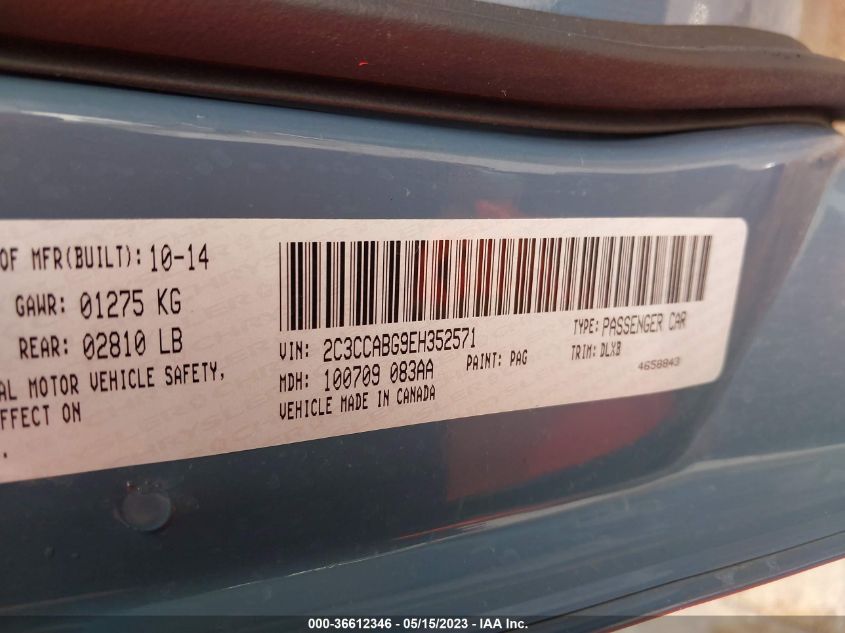 2014 CHRYSLER 300 300S - 2C3CCABG9EH352571