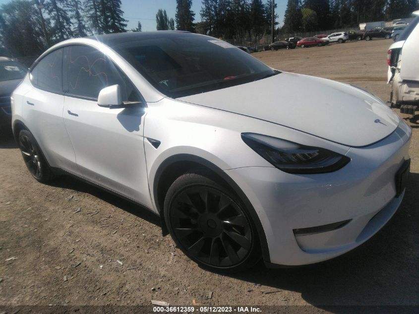 2021 TESLA MODEL Y LONG RANGE - 5YJYGAEE7MF212233