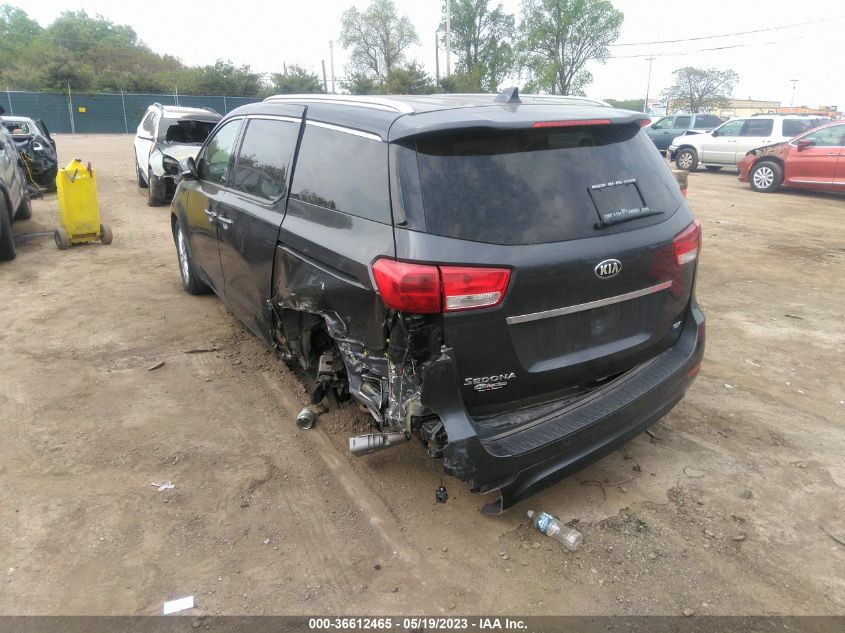 2017 KIA SEDONA EX - KNDMC5C18H6256616