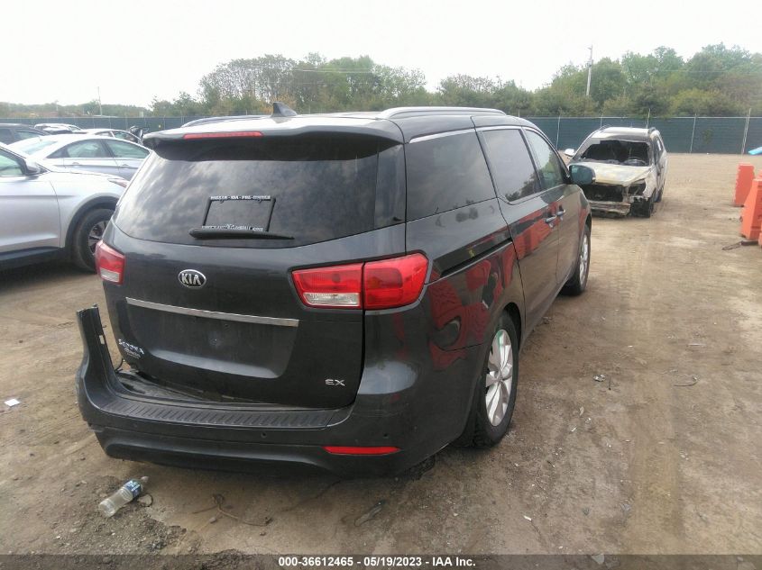 2017 KIA SEDONA EX - KNDMC5C18H6256616