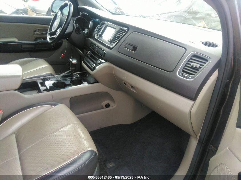 2017 KIA SEDONA EX - KNDMC5C18H6256616
