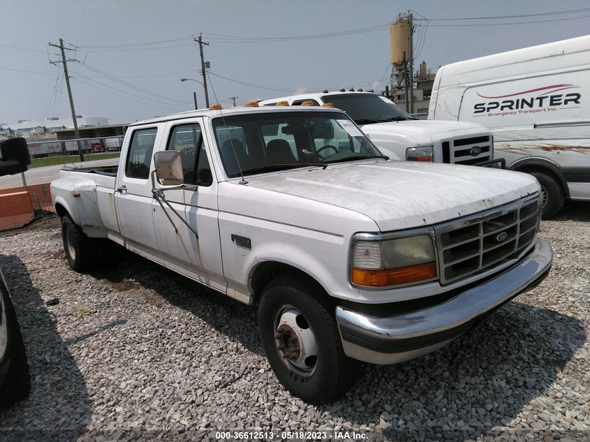 FORD F-350 CREW CAB 1997. Lot# 36612513. VIN 1FTJW35G9VEB00649. Photo 1