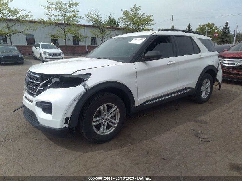 2022 FORD EXPLORER XLT - 1FMSK8DH1NGB43891