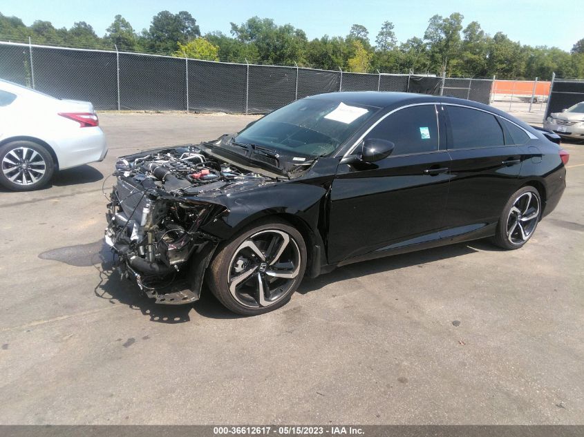 2022 HONDA ACCORD SEDAN SPORT - 1HGCV1F38NA098865