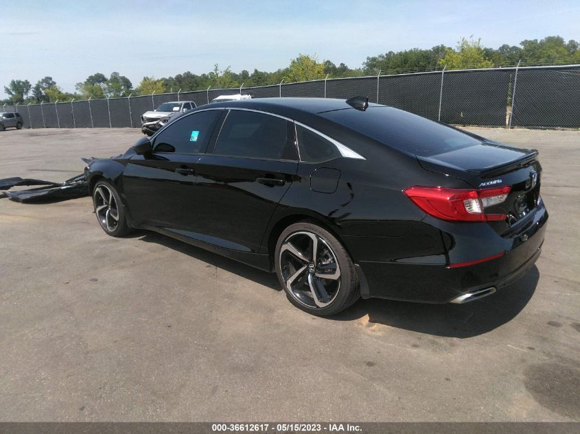 2022 HONDA ACCORD SEDAN SPORT - 1HGCV1F38NA098865