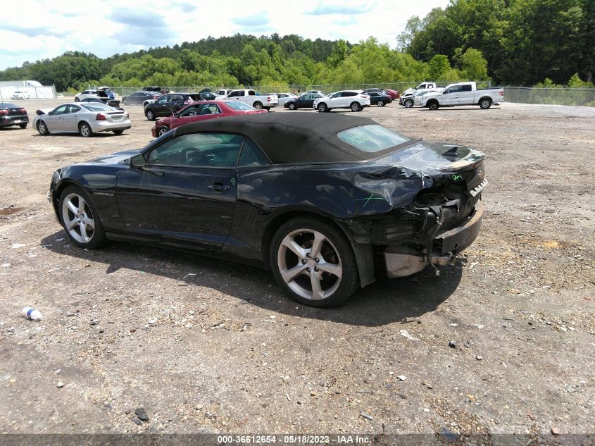 2015 CHEVROLET CAMARO LT - 2G1FF3D38F9297119