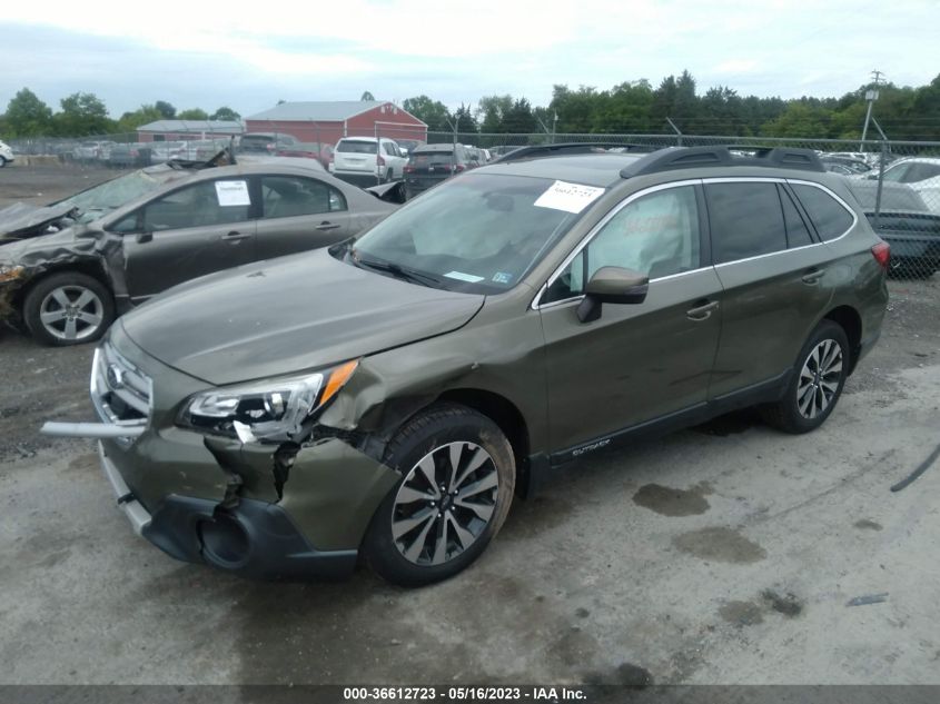 2015 SUBARU OUTBACK 2.5I LIMITED - 4S4BSALC9F3203891