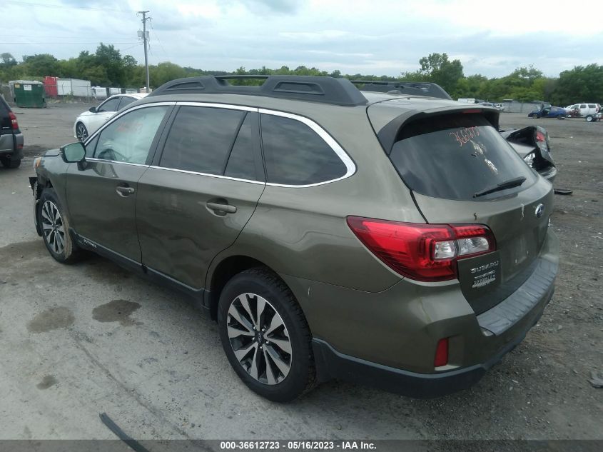 2015 SUBARU OUTBACK 2.5I LIMITED - 4S4BSALC9F3203891