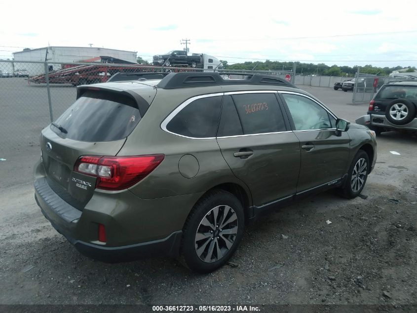 2015 SUBARU OUTBACK 2.5I LIMITED - 4S4BSALC9F3203891