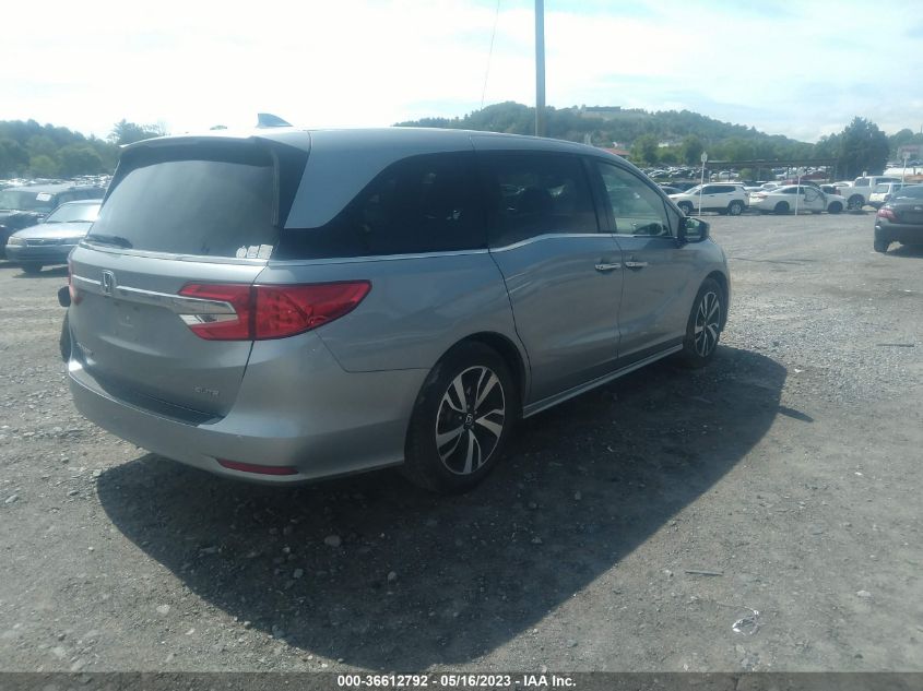2018 HONDA ODYSSEY ELITE - 5FNRL6H99JB025101