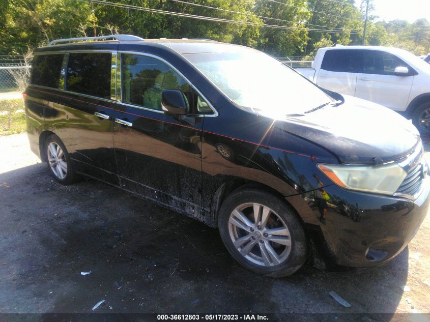 2013 NISSAN QUEST SL - JN8AE2KP7D9065705