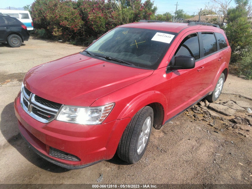 VIN 3C4PDCAB9JT188963 2018 DODGE JOURNEY SE