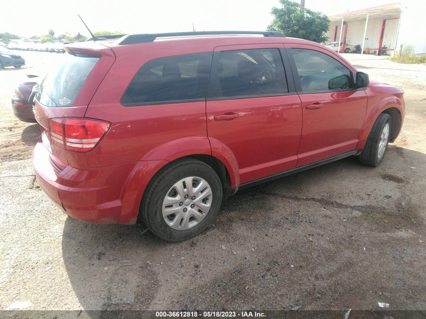 VIN 3C4PDCAB9JT188963 2018 DODGE JOURNEY SE