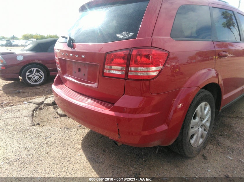 VIN 3C4PDCAB9JT188963 2018 DODGE JOURNEY SE