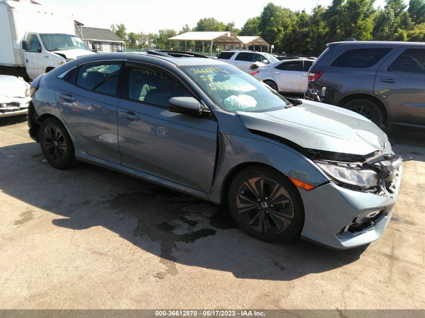 2019 HONDA CIVIC HATCHBACK EX-L NAVI - SHHFK7H86KU418735