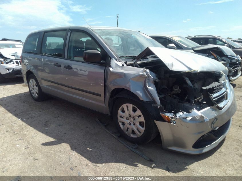 2014 DODGE GRAND CARAVAN AMERICAN VALUE PKG - 2C4RDGBGXER466336