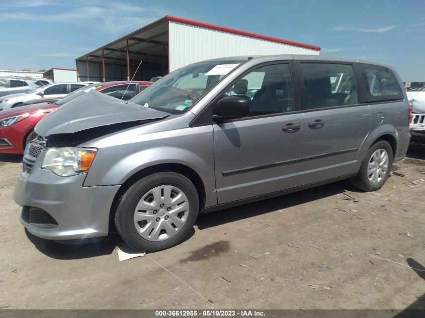 2014 DODGE GRAND CARAVAN AMERICAN VALUE PKG - 2C4RDGBGXER466336