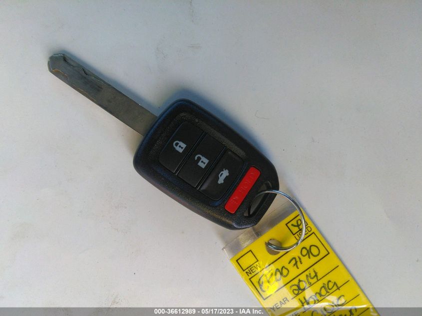 2014 HONDA CIVIC SEDAN LX - 19XFB2F57EE007190