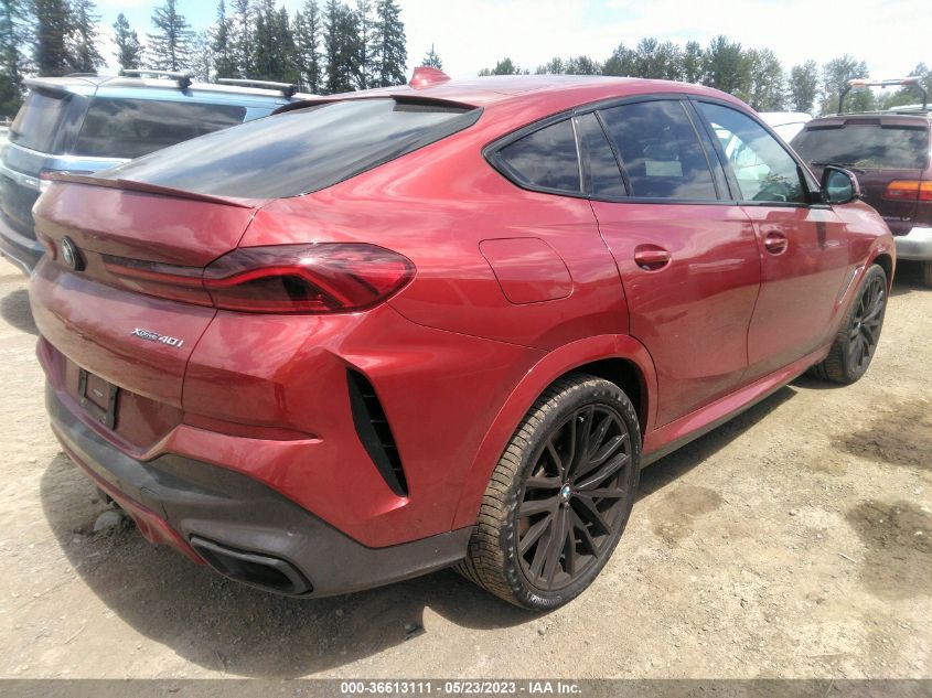 2021 BMW X6 XDRIVE40I - 5UXCY6C08M9H71684