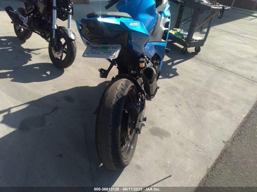 2018 KAWASAKI EX400 - JKAEXKH10JDA12165