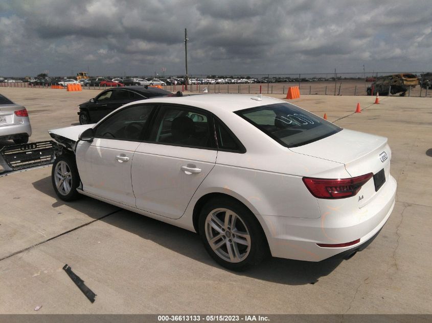 2017 AUDI A4 PREMIUM - WAUGNAF41HN061112