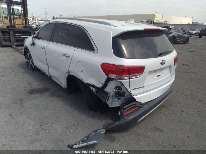 2018 KIA SORENTO EX V6 - 5XYPH4A5XJG339434