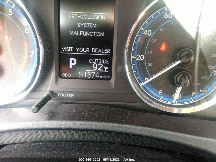 2019 TOYOTA COROLLA LE - 2T1BURHE6KC231253