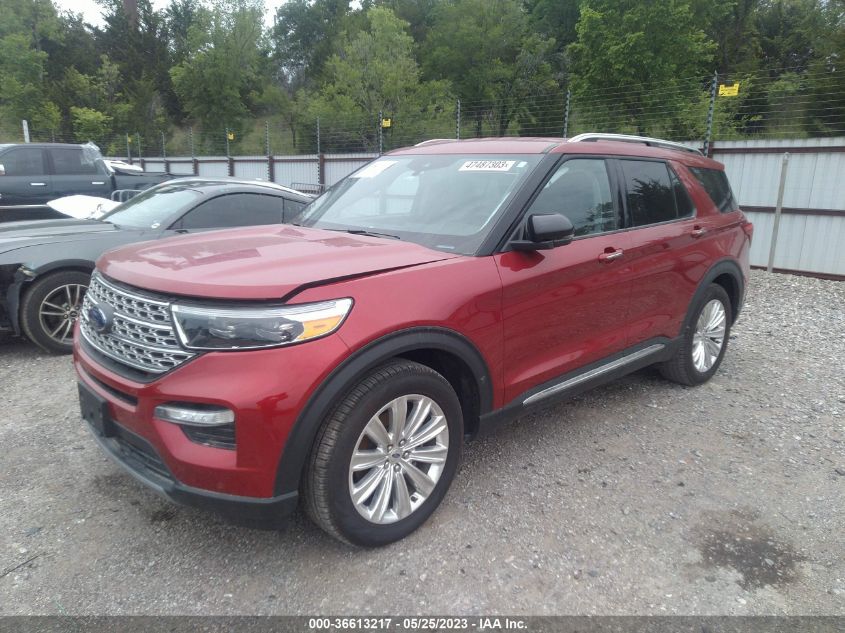 2022 FORD EXPLORER LIMITED - 1FMSK7FH7NGA13976