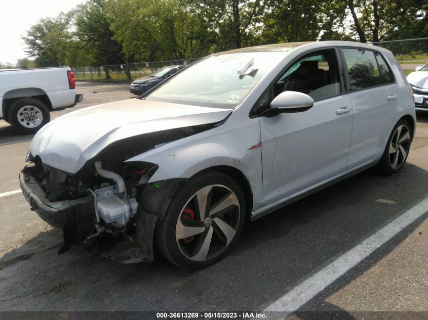 2019 VOLKSWAGEN GOLF GTI S/SE/AUTOBAHN - 3VW5T7AU0KM024321