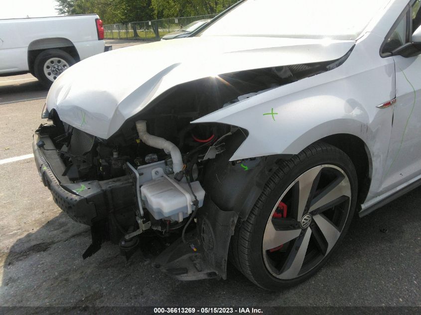 2019 VOLKSWAGEN GOLF GTI S/SE/AUTOBAHN - 3VW5T7AU0KM024321