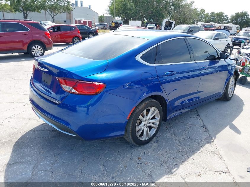 2015 CHRYSLER 200 LIMITED - 1C3CCCAB3FN756055