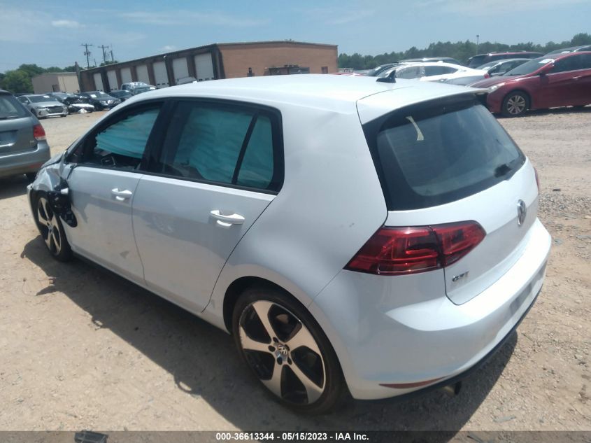 2015 VOLKSWAGEN GOLF GTI S - 3VW4T7AU3FM096986