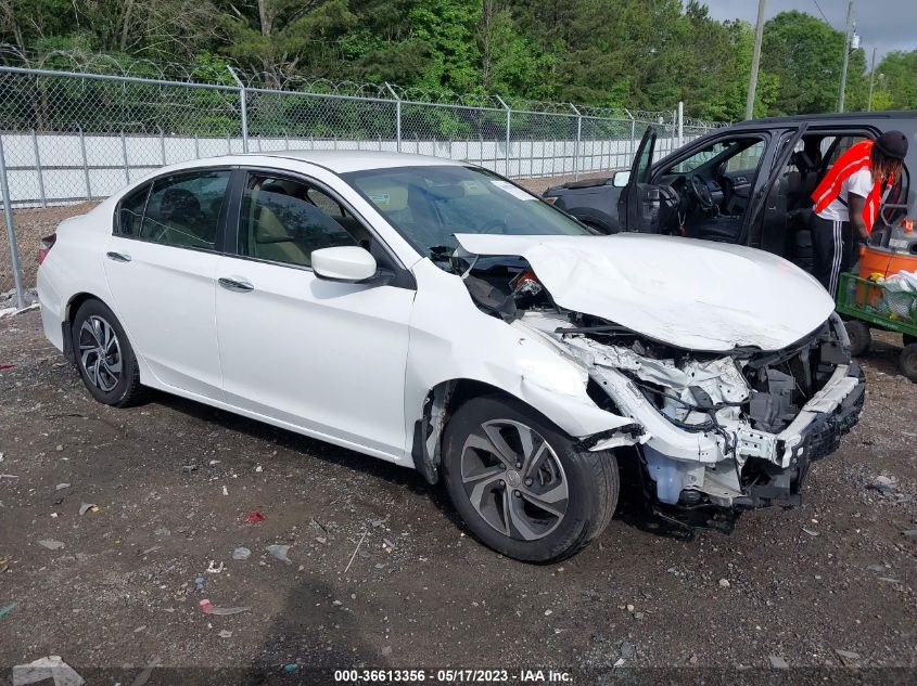 2016 HONDA ACCORD SEDAN LX - 1HGCR2F30GA169859