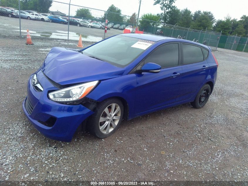 2014 HYUNDAI ACCENT GLS/SE - KMHCU5AE5EU168429