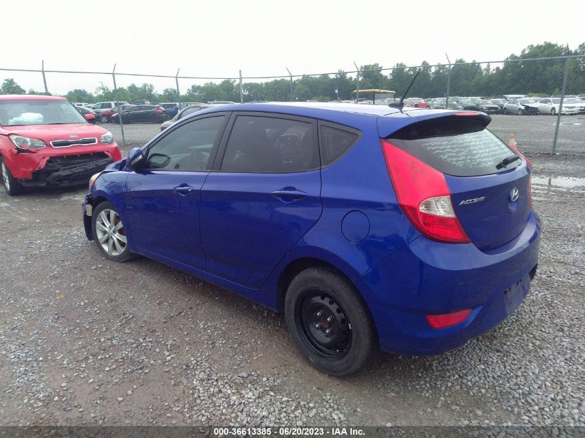 2014 HYUNDAI ACCENT GLS/SE - KMHCU5AE5EU168429