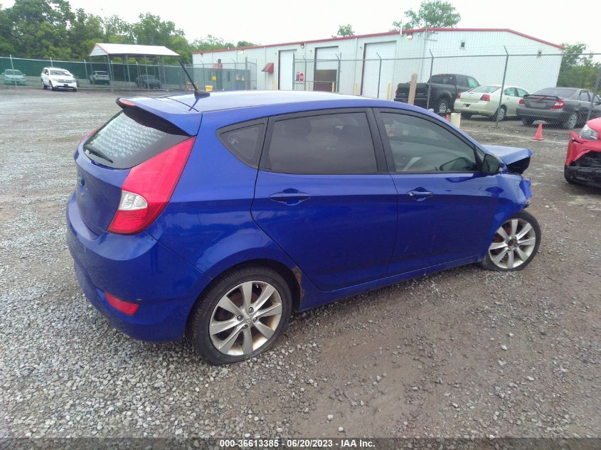 2014 HYUNDAI ACCENT GLS/SE - KMHCU5AE5EU168429